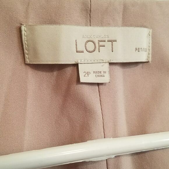 LOFT Sleeveless Sheath dress in Blush Pink and Mauve Size 2P - Picture 4 of 4